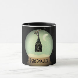 Hanging Fledermaus Schneeflobe schwarz Vintag goth Tasse