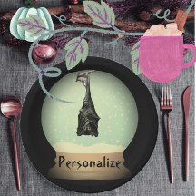 Hanging Fledermaus Schneeflobe schwarz Vintager go