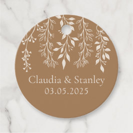 Hanging Florals Foliage Warm Romantic Boho Earthy Geschenkanhänger