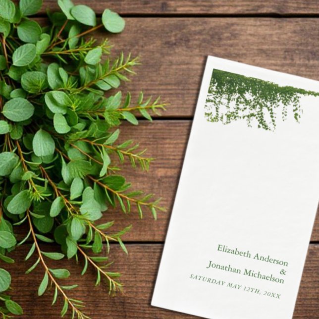 Hanging Ivy Greenerity Wedding Napkins Serviette (Von Creator hochgeladen)