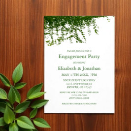 Hanging Ivy Greenery Engagement Party Einladung