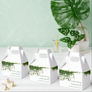 Hanging Ivy Greenery Wedding Geschenkschachtel