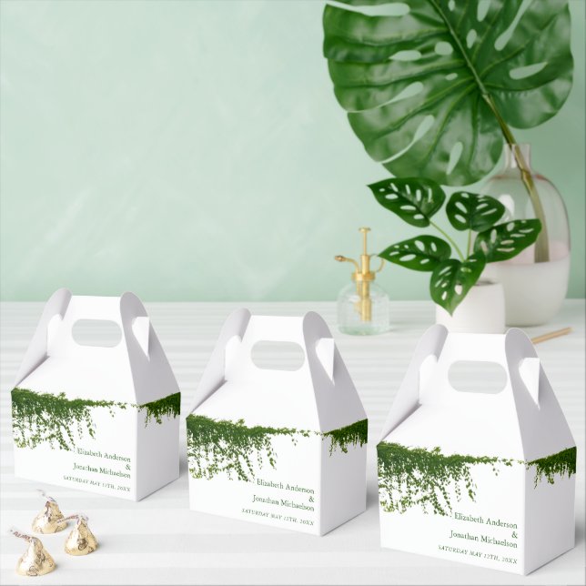 Hanging Ivy Greenery Wedding Geschenkschachtel (Zahlreiche)