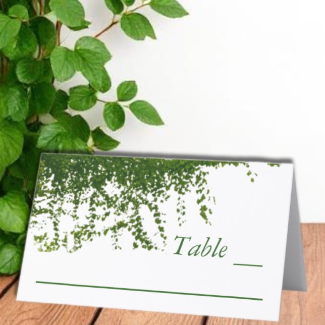 Hanging Ivy Greenery Wedding Platzkarte (Von Creator hochgeladen)