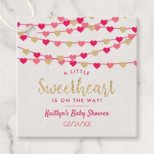 Hanging Liebe Herz Kleine Sweetheart Baby Dusche Geschenkanhänger