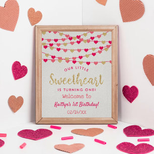 Hanging Liebe Herzlich Willkommen bei Sweetheart G Poster