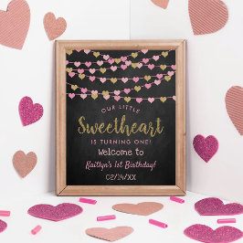 Hanging Liebe Herzlich Willkommen bei Sweetheart G Poster
