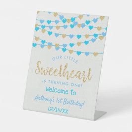 Hanging Liebe Herzlich Willkommen bei Sweetheart G Sockelschild