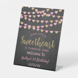 Hanging Liebe Herzlich Willkommen bei Sweetheart G Sockelschild