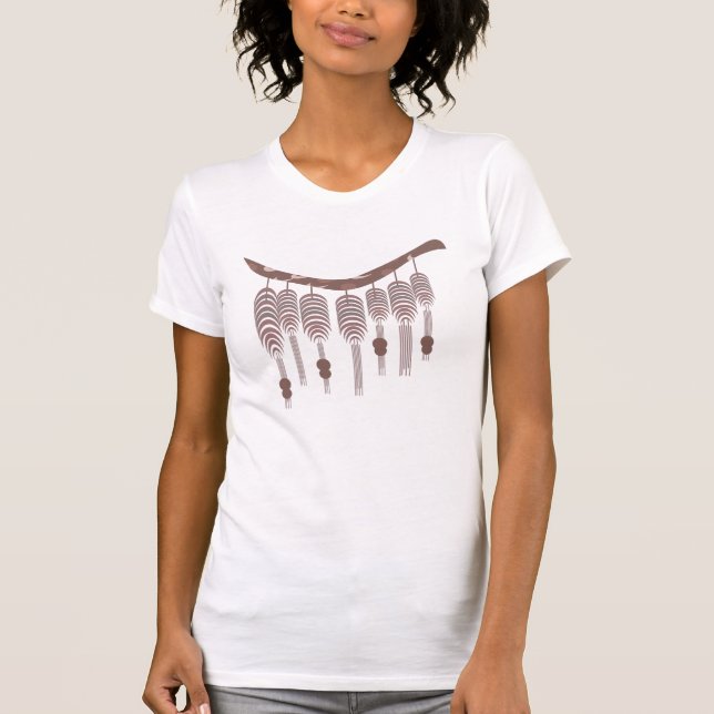 Hanging Macrame Art Boho Tribal T-Shirt (Vorderseite)