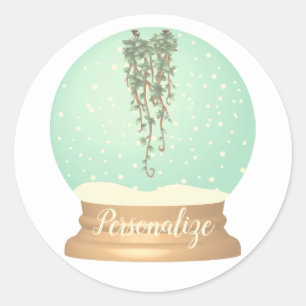 Hanging Pflanze Schneeflobe Aufkleber grün weiß