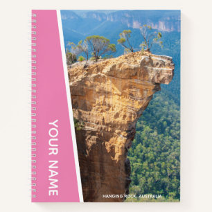 Hanging Rock, Blue Mountains Australien, Pink Notizbuch