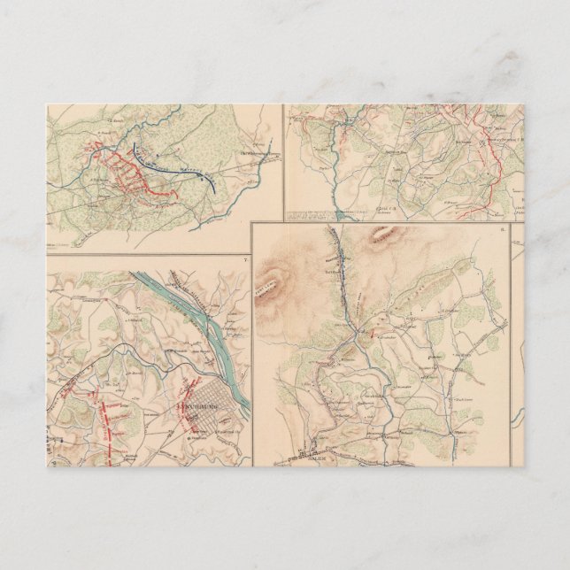 Hanging Rock Monocacy Postkarte (Vorderseite)