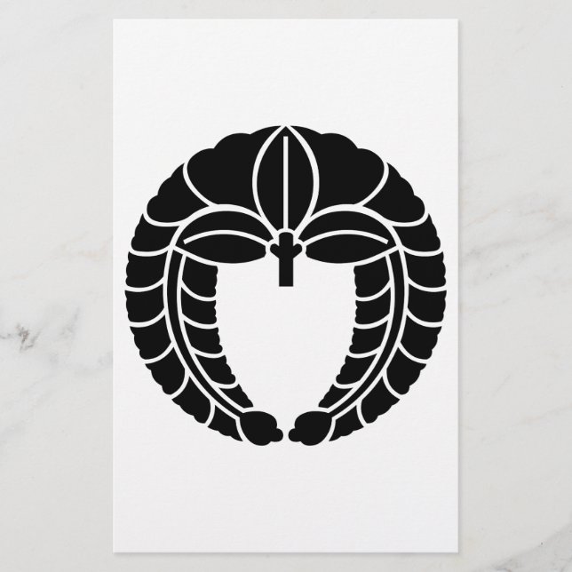 Hanging wisteria briefpapier (Vorderseite)