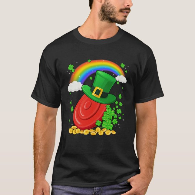 Hanging With My Gnomies Green Plaid Gnomes St Patr T-Shirt (Vorderseite)