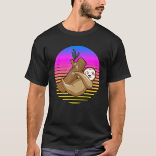 Hanglage auf der Verzweigung Retro Sunset Vintag D T-Shirt