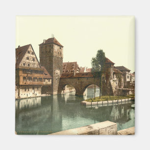 Hangman Bridge, Nürnberg, Bayern, Deutschland Magnet