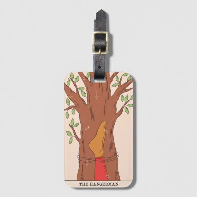 Hangman-Tarot-Arkanafüße Gepäckanhänger (Vorderseite Vertikal)