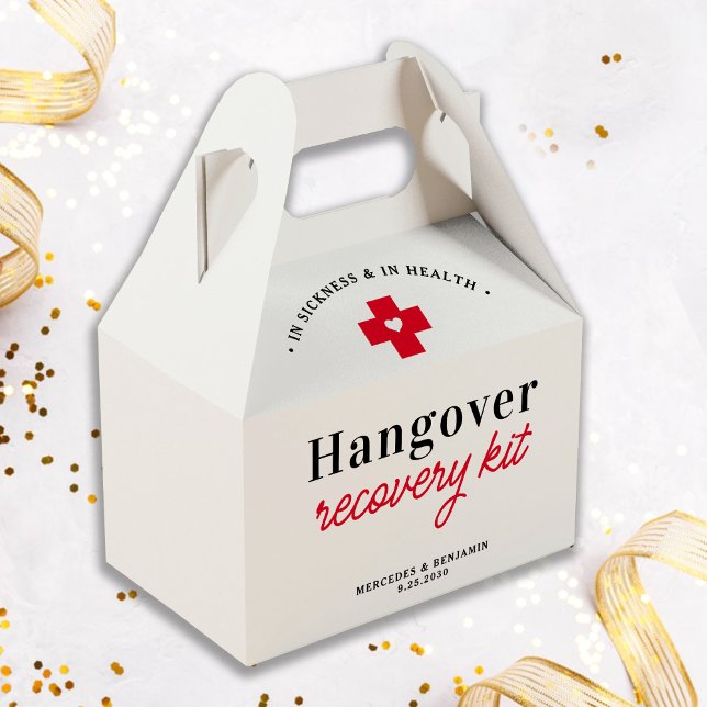 Hangover Erholung Kit Personalisiert Wedding Geschenkschachtel (Von Creator hochgeladen)