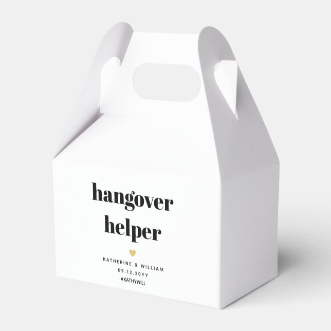 Hangover Helper Erholung Kit Gevor Box Geschenkschachtel (Rückseite)