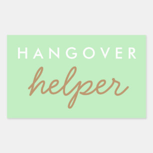 Hangover Helper Wedding Bachelorette Favor Sticker