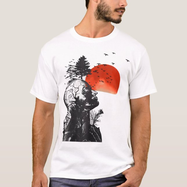 Hangover Human Tree Graphic T-Shirt (Vorderseite)