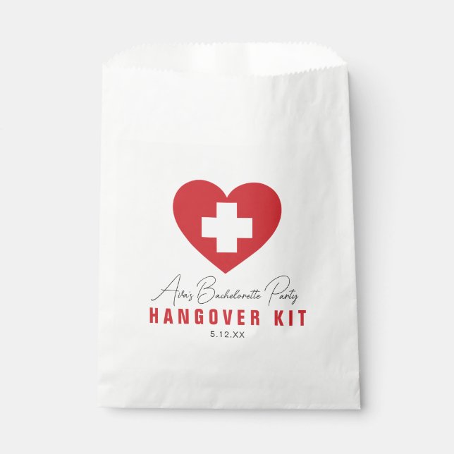 HANGOVER Kit Personalisierte Gefälligkeitsags Geschenktütchen (Vorderseite)