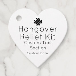 Hangover Relief Kit Fevor Tags Geschenkanhänger