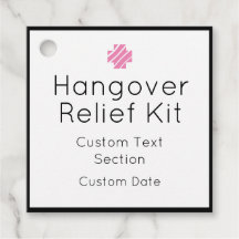Hangover Relief Kit Fevor Tags