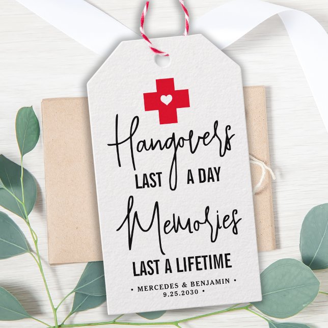 Hangover Relief Kit Personalisierte Gastgeschenk H Geschenkanhänger (Von Creator hochgeladen)