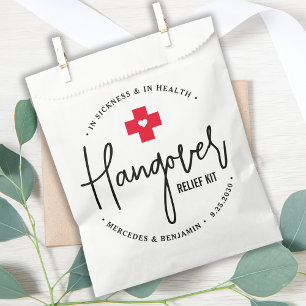 Hangover Relief Kit Personalized Wedding Geschenktütchen