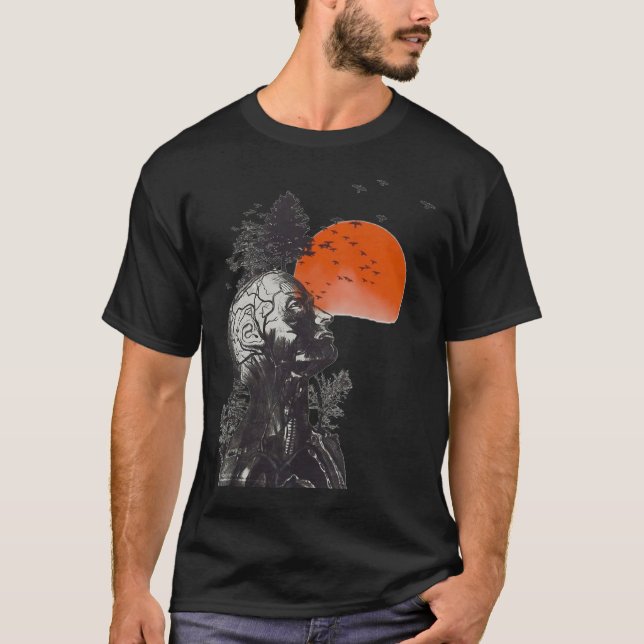 Hangovers Alan&X27;S Men Tree Halloween   T-Shirt (Vorderseite)