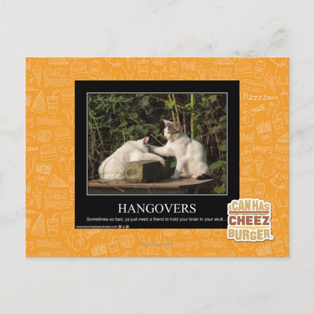 Hangovers Postkarte (Vorderseite)