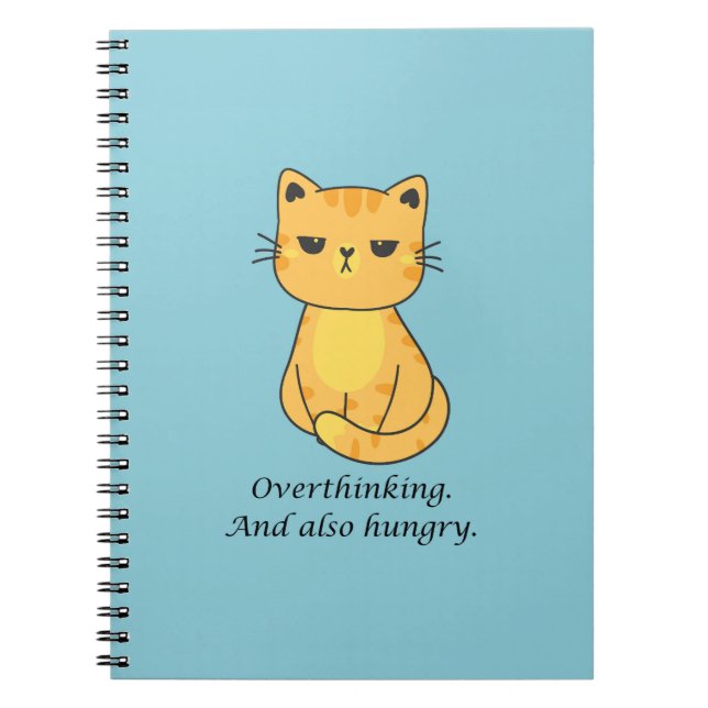 Hangry Cat Notizblock (Vorderseite)