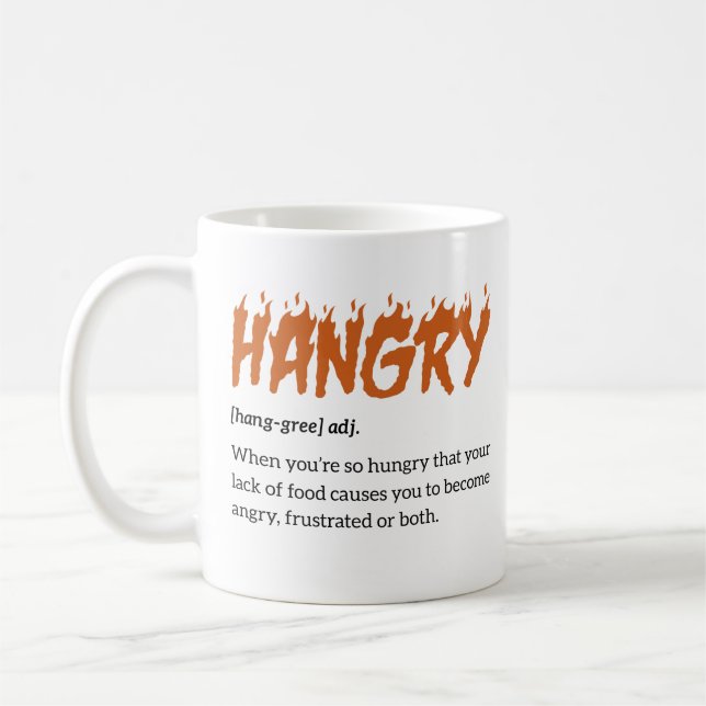 Hangry Definition  Kaffeetasse (Links)