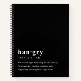 Hangry Dictionary Definition DIO Kochbuch Notizbuch