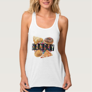 HANGRY-, Flowy Muskel-Behälter Tank Top