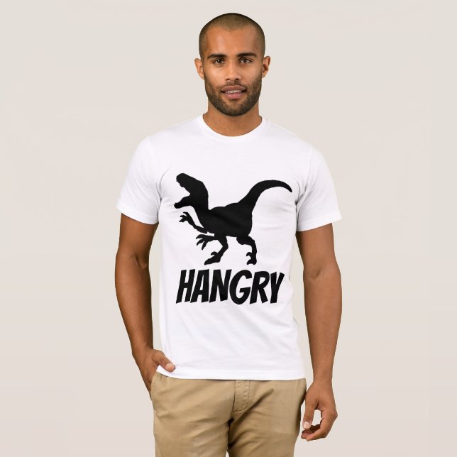 HANGRY (HUNGRY/ANGRY) Funny T - Shirt (Vorne ganz)