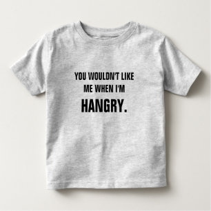 Hangry Kleinkind-Grafik-T - Shirt