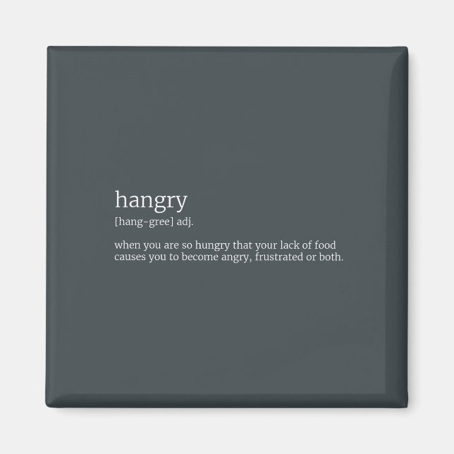Hangry Magnet (Vorne)