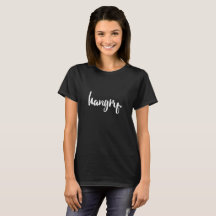 Hangry Sassy Shirt - Schwarzes