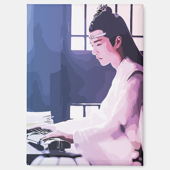 Hanguang Jun Lan Wangji Die unzähligen MDZS Magnet (Vorderseite)