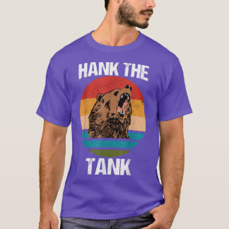 Hank das Tank-Shirt Retro Vintager Bär versperrt d T-Shirt