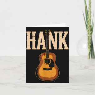 Hank Folk Style Line Dance Western Country-Musik Karte