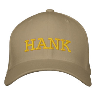 Hank Grant Tan Ball Cap Bestickte Kappe