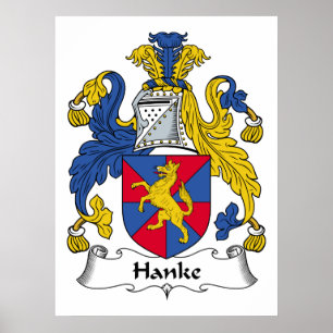 Hanke Familienwappen Poster