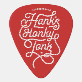 Hanks Honky Tonk Rot-Plektrum Plektrum