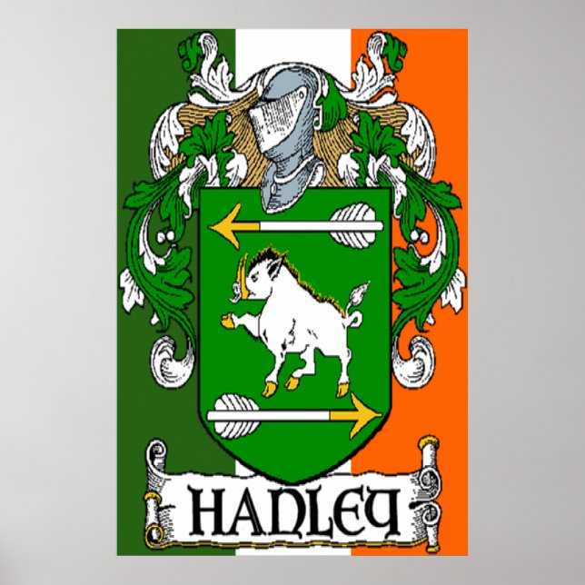 Hanley Coat of Arms Print Poster (Vorne)