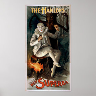 HANLON's neues Superba VAUDEVILLE Act Poster