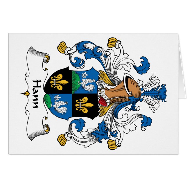 Hann Familienwappen (Vorderseite (Horizontal))